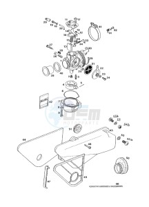 FLEXER_45kmh 50 drawing Carburator-intake silencer