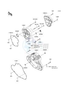 VN 2000 G [VULCAN 2000] (8F-9F) 0G9F drawing CAM COVER-- S- -