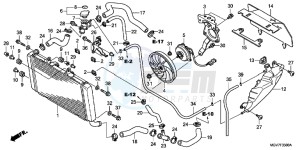 CBR600FC drawing RADIATOR