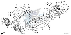 TRX420FE1H Europe Direct - (ED) drawing FRONT FENDER