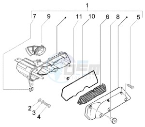 Liberty 50 2t RST ptt (CH) Switserland drawing Air Cleaner