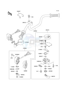 JF 650 K [X2] (K2) [X2] drawing HANDLEBAR