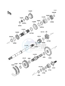 MULE_4010_TRANS_4X4_DIESEL KAF950GDF EU drawing Transmission