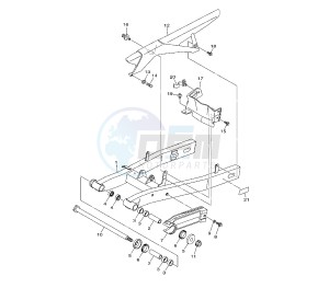 XJ6-S DIVERSION ABS 600 drawing REAR ARM