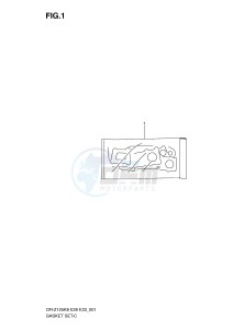 DR-Z125 (E28-E33) drawing GASKET SET