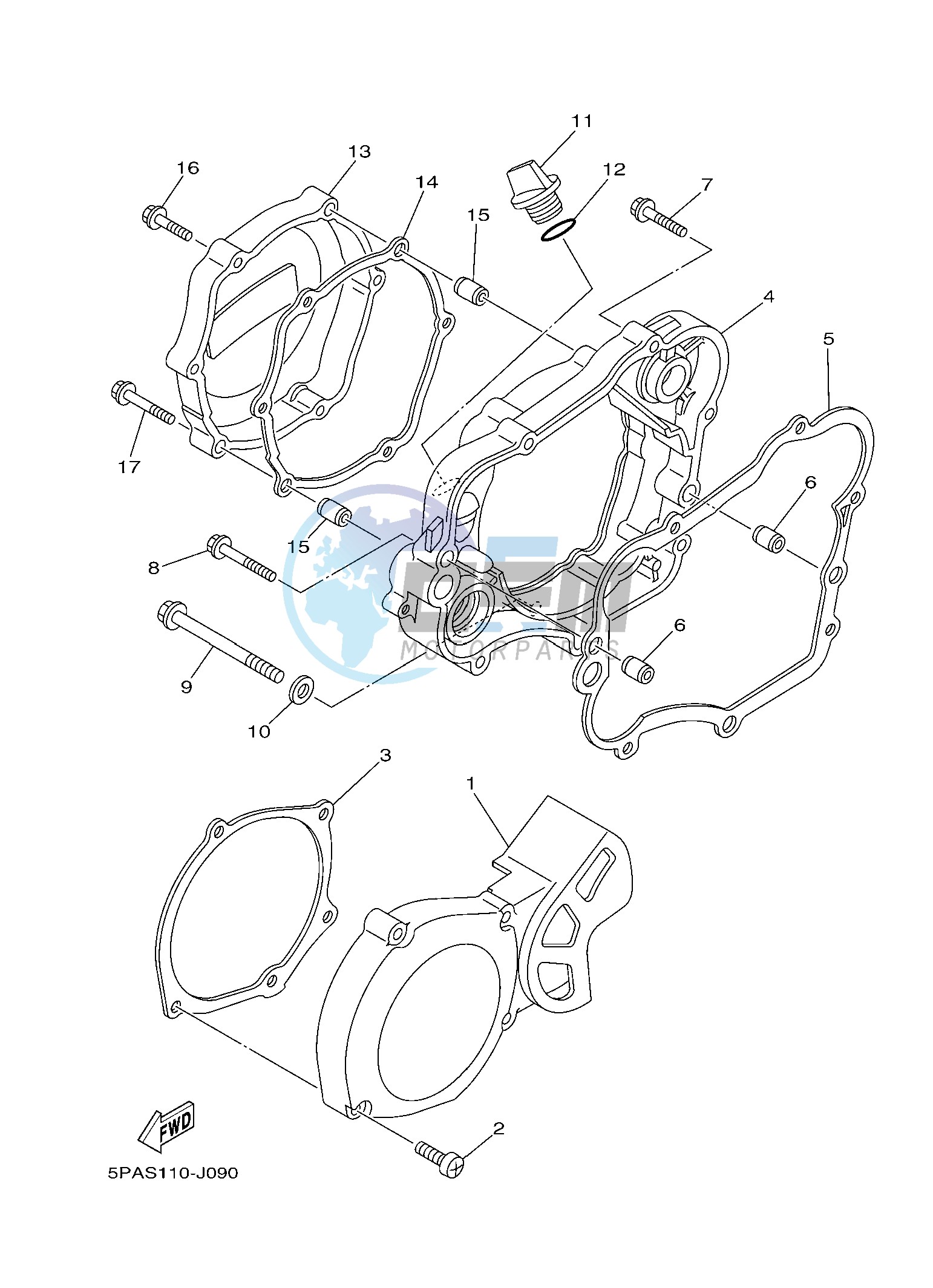 CRANKCASE COVER 1