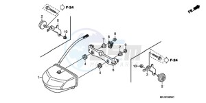 CBR600RRA E drawing TAILLIGHT