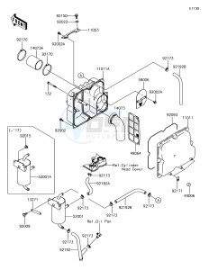 JET SKI STX-15F JT1500AHF EU drawing Air Cleaner