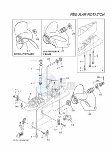 F300BETU drawing PROPELLER-HOUSING-AND-TRANSMISSION-2