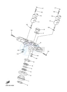 XJ6N ABS 600 XJ6-N (NAKED, ABS) (36B5) drawing STEERING