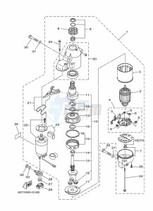 F100DETL drawing STARTER-MOTOR