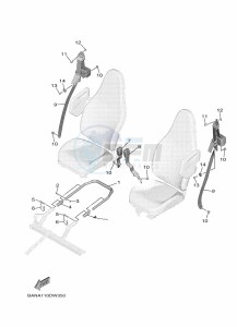 YXE850EN YXE85WPHM (BAND) drawing SEAT 2