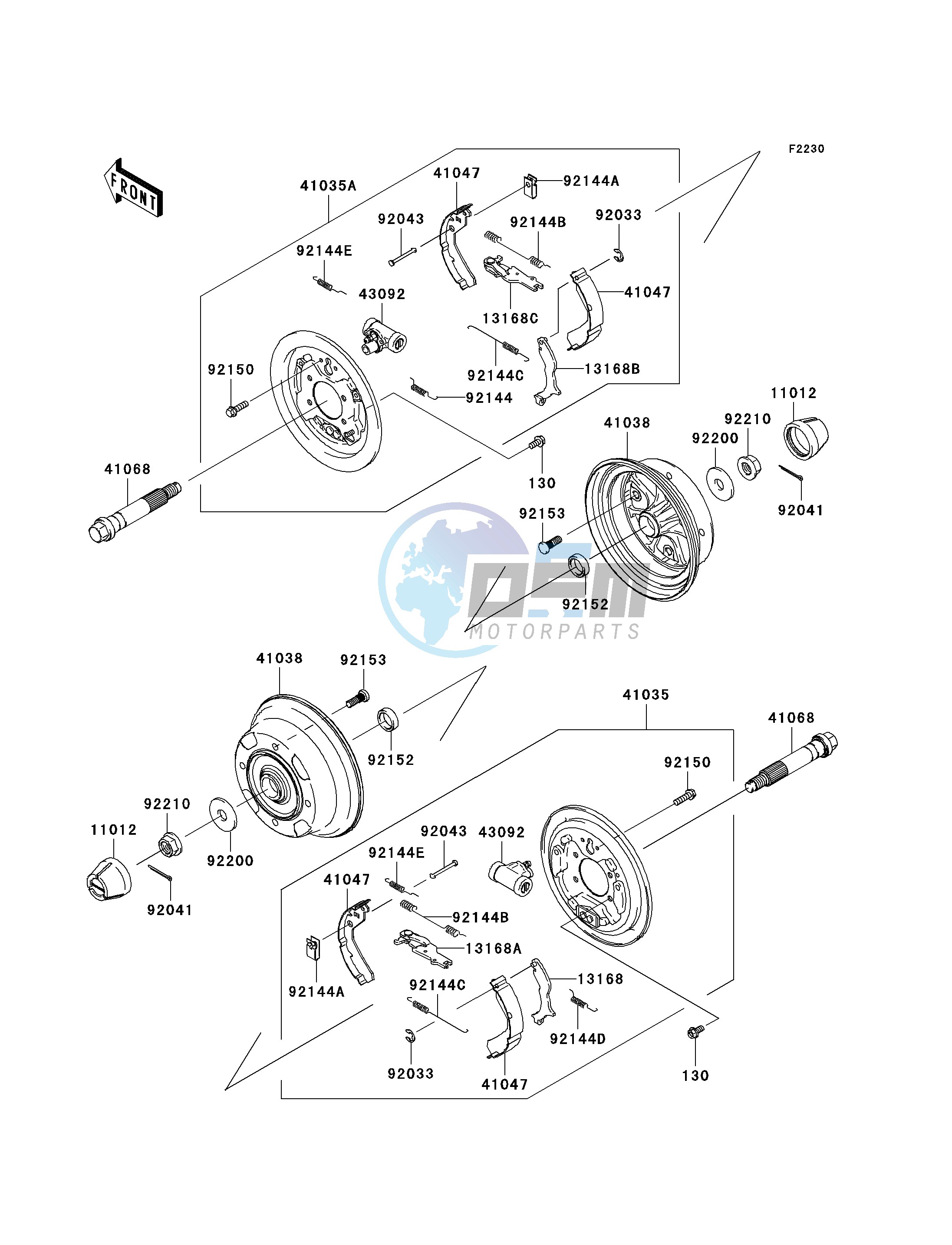 FRONT HUBS_BRAKES