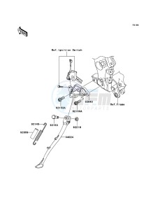 ZZR1400 ABS ZX1400B6F FR GB XX (EU ME A(FRICA) drawing Stand(s)