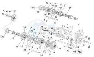 TUONO 1100 V4 FACTORY E4 SUPERPOLE ABS (EMEA-GSO) drawing Gear box