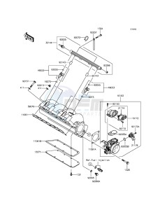 JET SKI ULTRA LX JT1500KCF EU drawing Throttle