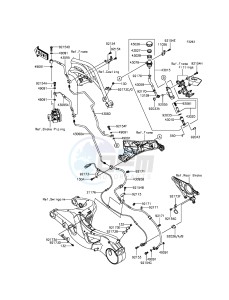 NINJA H2 ZX1000NFF XX (EU ME A(FRICA) drawing Rear Master Cylinder