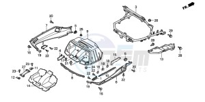 CN250 drawing TRUNK UNDER COVER