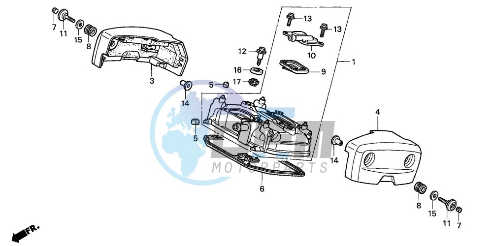 CYLINDER HEAD COVER (REAR)