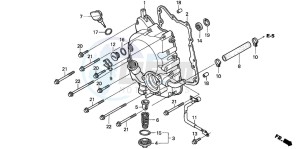 NES125 drawing RIGHT CRANKCASE COVER