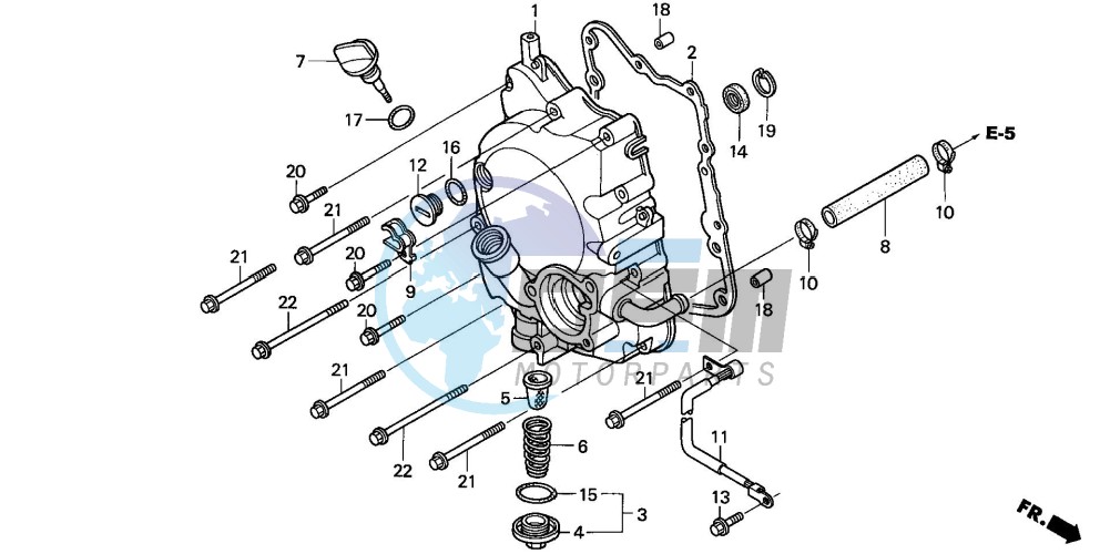 RIGHT CRANKCASE COVER