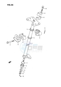 LT-F160 (P3) drawing STEERING SHAFT