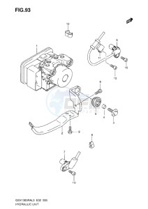 GSX1300R drawing HYDRAULIC UNIT