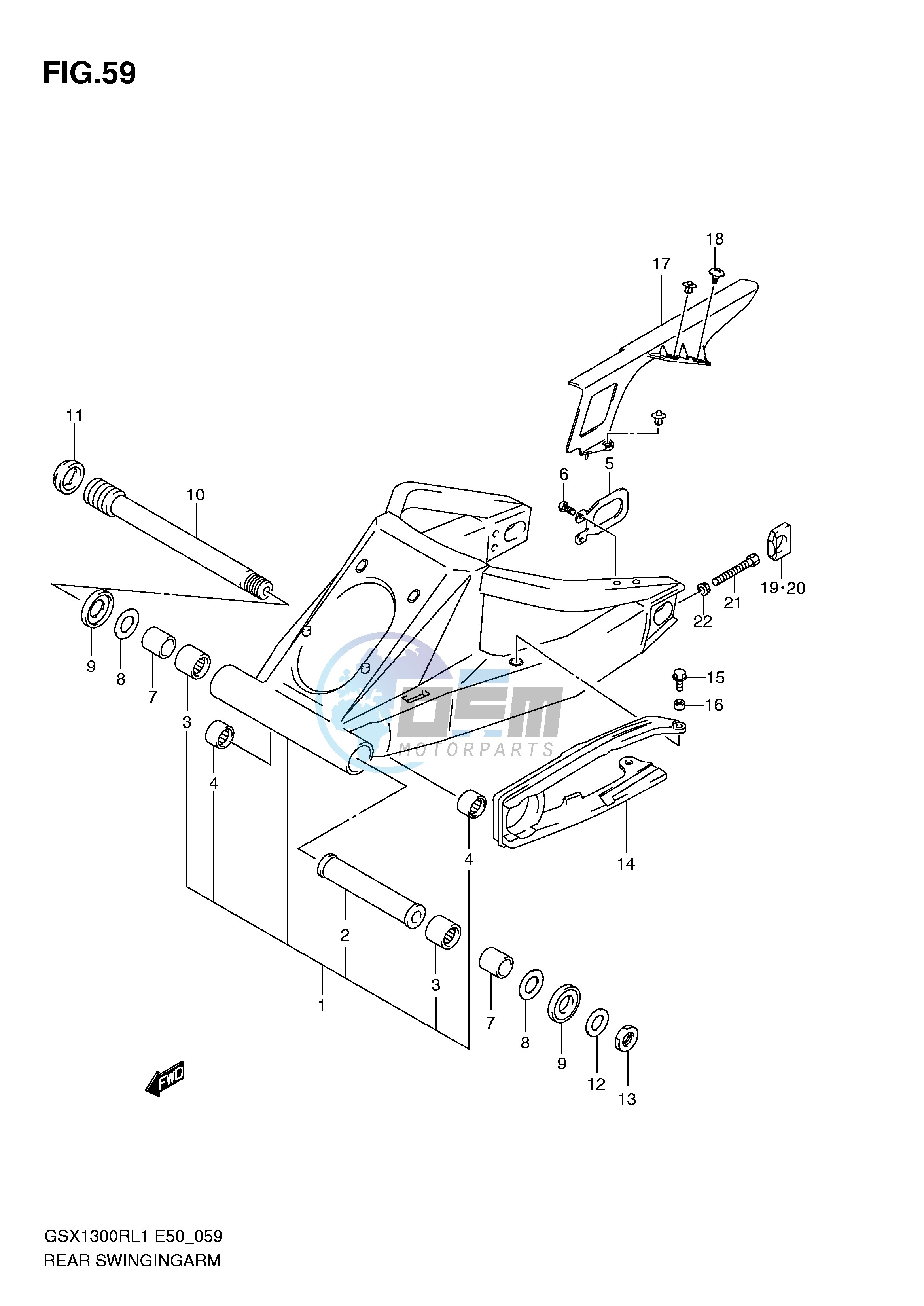 REAR SWINGING ARM