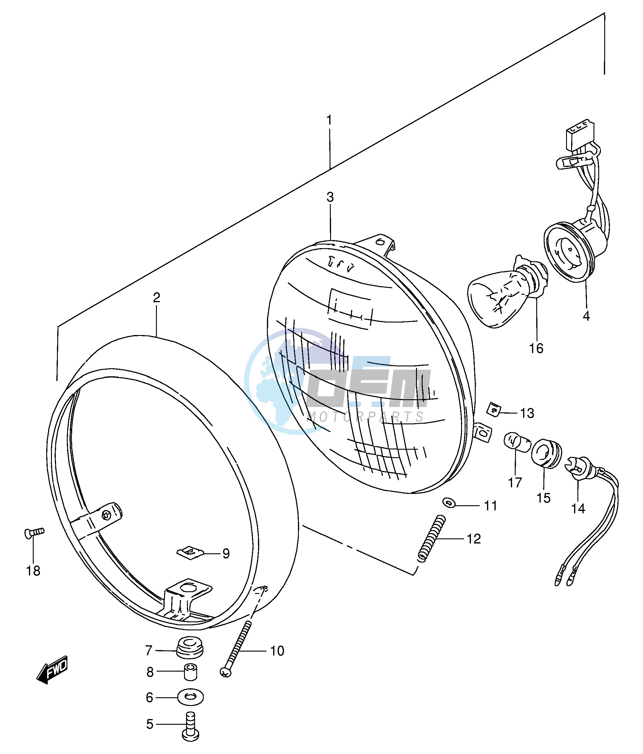 HEADLAMP (E1,E2,E24,P95)