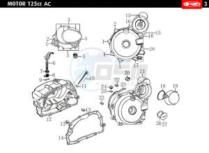 MARATHON-125-E4-AC-WHITE drawing CLUTCH COVER