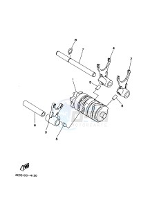 YZ85 YZ85LW (1SP1 1SP3) drawing SHIFT CAM & FORK