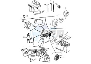 XJ N 600 drawing ELECTRICAL 1 MY96-97