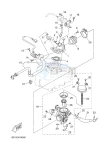 YPR400RA XMAX 400 ABS EVOLIS 400 ABS (1SD3) drawing INTAKE