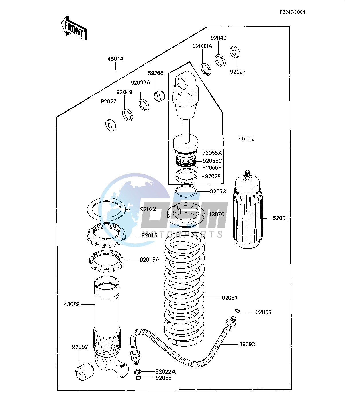 SHOCK ABSORBER -- KX125-B1- -