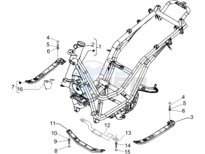 Beverly 250 (USA) USA drawing Frame bodywork