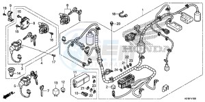 SH125DSE SH125DS UK - (E) drawing WIRE HARNESS