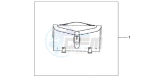 VT750CA9 Australia - (U / MME ST) drawing LEATHER TOPCASE (PLAIN)