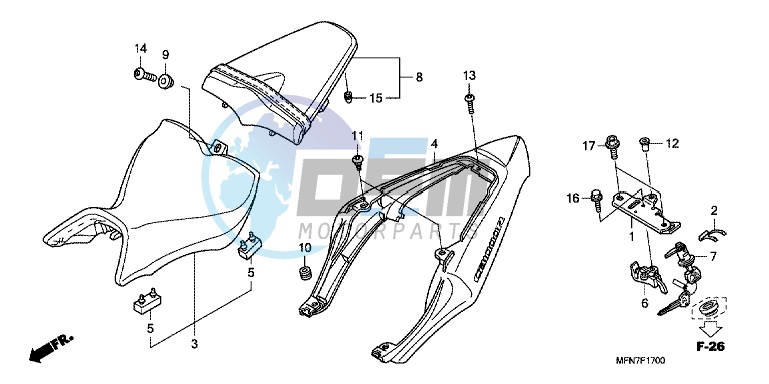 SEAT/ SEAT COWL