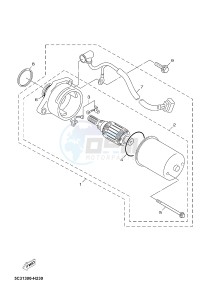 YN50 YN50F NEO'S 4 (2ACM 2ACM 2ACM 2ACM) drawing STARTING MOTOR