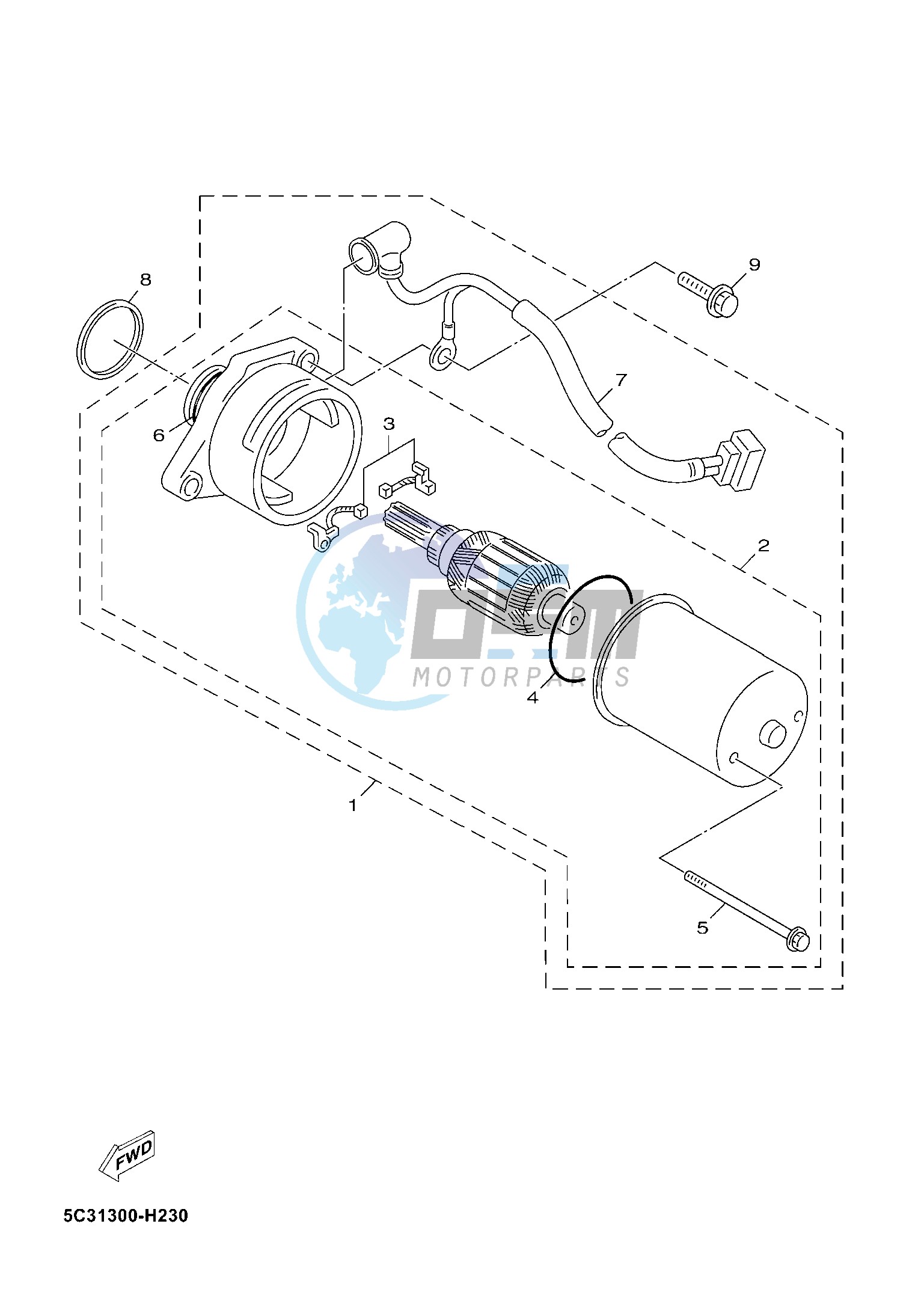 STARTING MOTOR