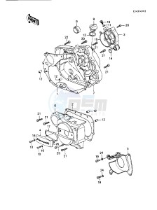 KLT 250 P [POLICE] (P1) [POLICE] drawing ENGINE COVERS