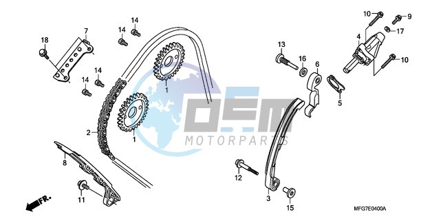 CAM CHAIN/TENSIONER