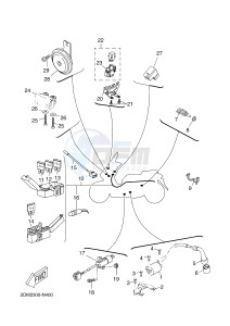 YPR125RA XMAX 125 ABS EVOLIS 125 ABS (2DM4) drawing ELECTRICAL 2