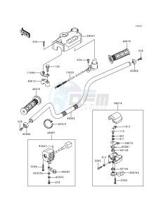 KLF 300 B [BAYOU 300] (B5-B9) [BAYOU 300] drawing HANDLEBAR