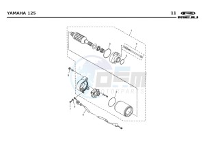 MRX-125-4T-YELLOW drawing START ENGINE