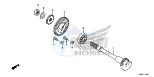 CRF150RD CRF150R Europe Direct - (ED) drawing BALANCER