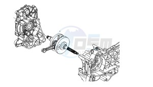 BOULEVARD - 125 CC 4T EU3 drawing CRANKSHAFT