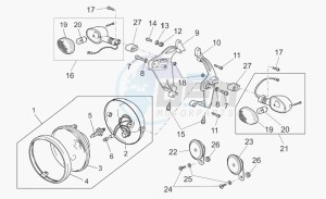 Griso V 1100 IE IE drawing Headlight/horn