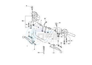 YP MAJESTY DX 250 drawing HANDLE SWITCH -LEVER