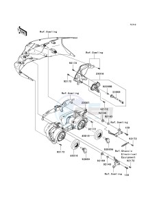 ZX 600 P [NINJA ZX-6R] (7F-8FA) P8F drawing HEADLIGHT-- S- -